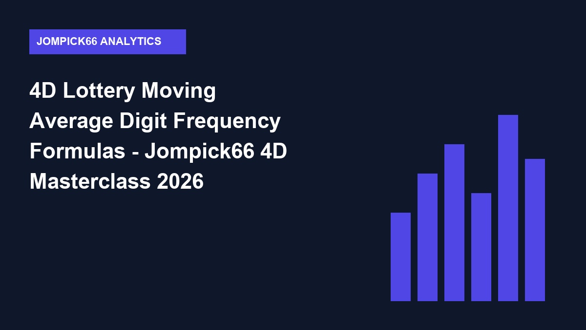 4d lottery moving average digit frequency formulas - 4D Lottery Moving Average Digit Frequency Formulas